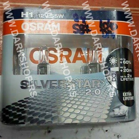 OSRAM H1 SILVERSTAR 2.0/60% POJACANE LONG LIFE